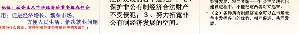 八年级政治下册 第一单元第二节充满活力的经济制度课件 湘教版 课件