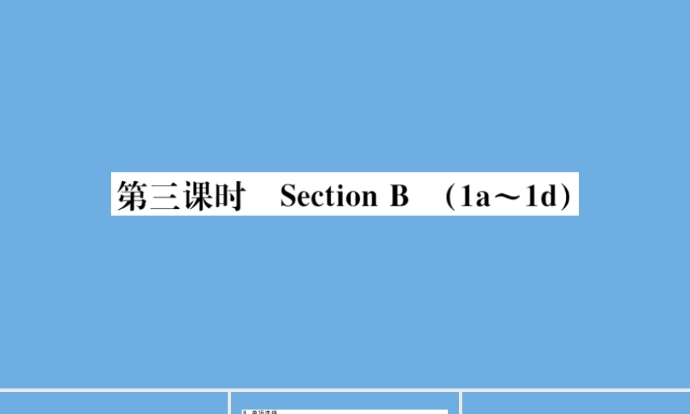 九年级英语全册 Unit 9 I like music that I can dance to(第3课时)作业课件 (新版)人教新目标版 课件