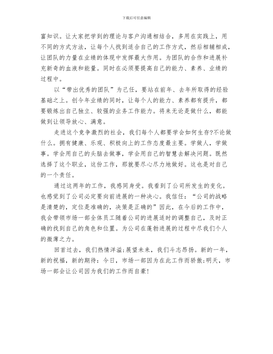 市场营销年终工作总结与市场营销总监工作总结2024汇编_第3页