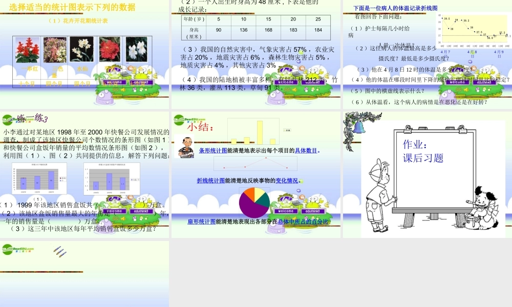 七年级数学下册 10.3数据的表示课件 北京课改版 课件