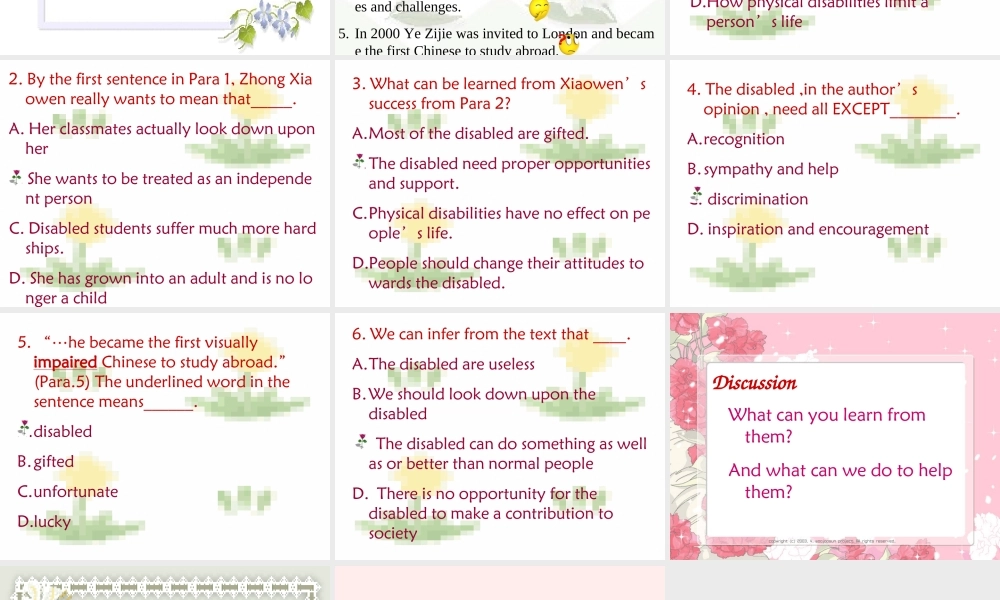 人教版Uint 17reading 高二英语Unit17 全套课件 人教版 高二英语Unit17 全套课件 人教版