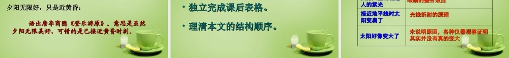 八年级语文上册 日的幻觉)课件 新人教版 课件