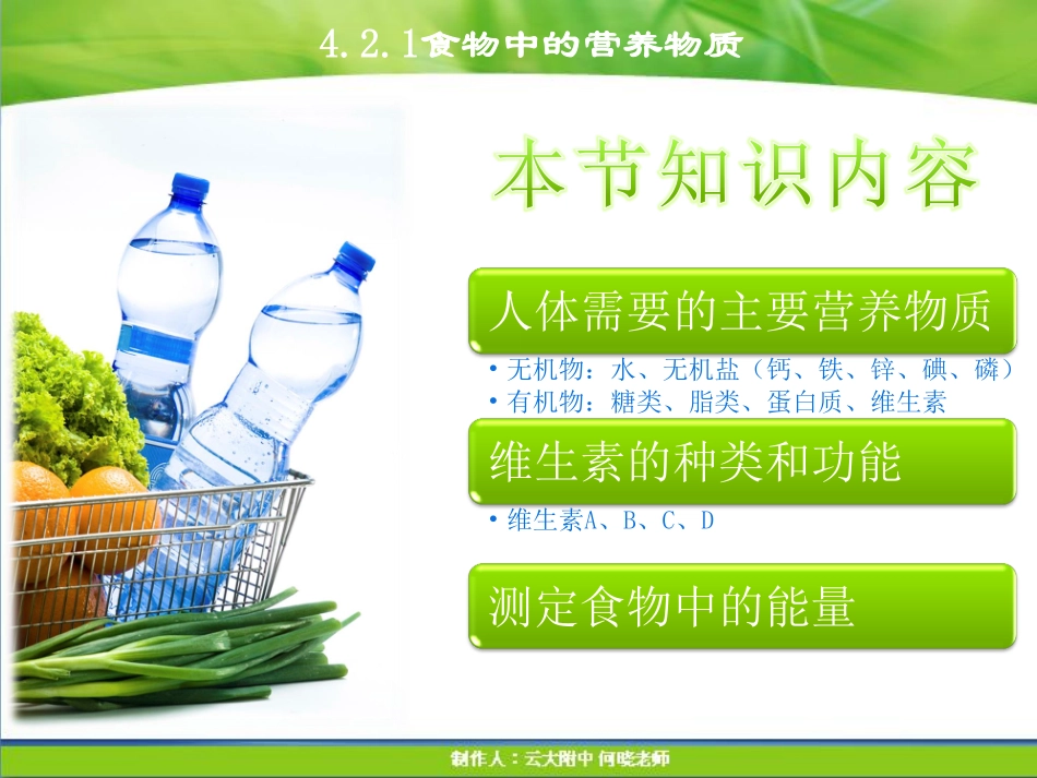 七年级生物下册 食物中的营养物质课件(pdf) 新人教版 课件_第3页