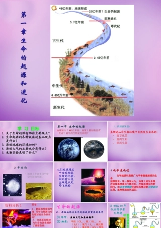 八年级生物下册 第七单元 第三章 第一节 地球上生命的起源课件2 新人教版 课件