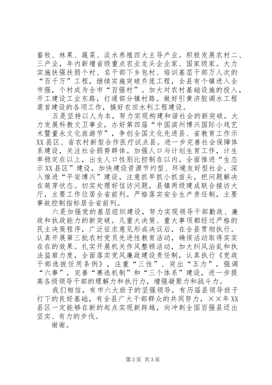 在全市工作会议上的发言_第3页