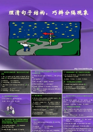 单项解题四 高考英语专题复习 单项选择解题讲座课件[整理六套]新课标 高考英语专题复习 单项选择解题讲座课件[整理六套]新课标