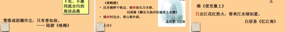 八年级语文下册 综合性学习(古诗苑漫步)课件 人教新课标版 课件