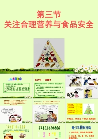中学七年级生物下册(关注合理营养与食品安全)课件 新人教版 课件