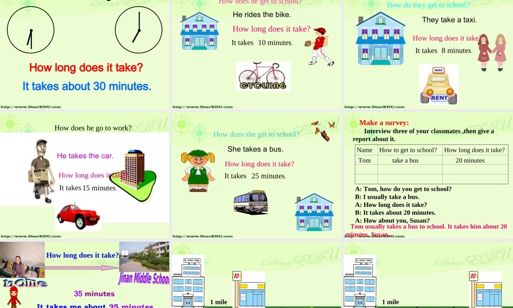 山东省济南市八年级英语上册Unit4课件 人教新目标版 课件