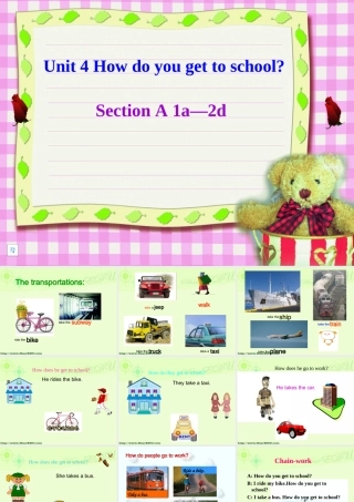 山东省济南市八年级英语上册Unit4课件 人教新目标版 课件