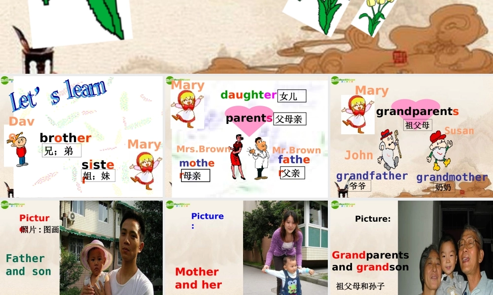 七年级英语上册 第3单元第1课 This is my sister课件 人教新目标版 课件