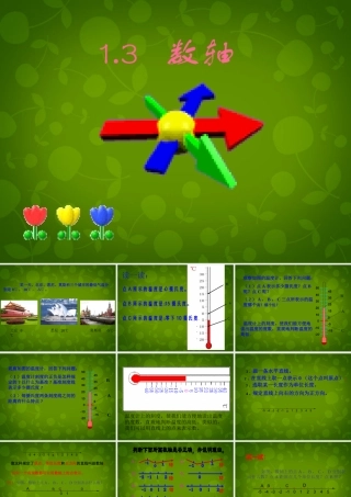 中学七年级数学上册 1.2 数轴课件 (新版)浙教版 课件