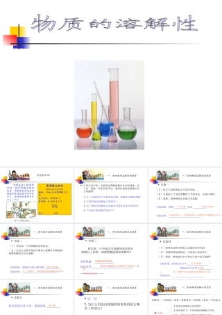 新课标 沪教版初三化学物质的溶解性2 课件