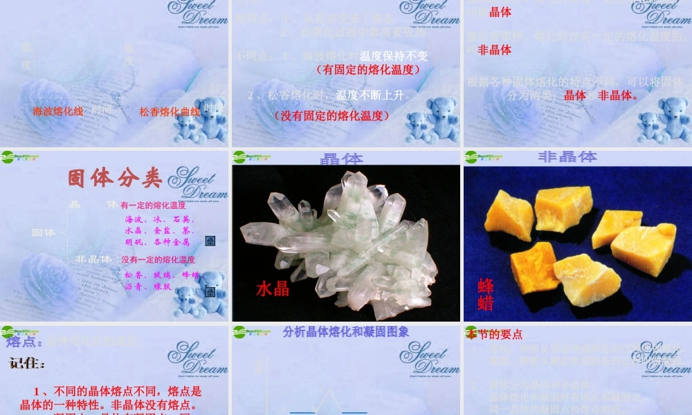 八年级物理上册 熔化和凝固课件 北师大版 课件