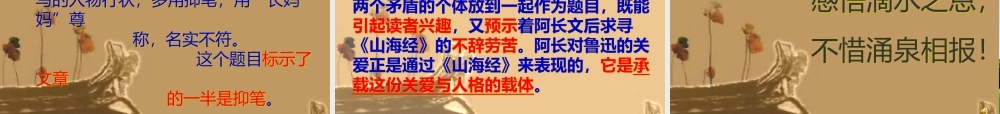 八年级语文上册阿长与(山海经)优秀课件(36页) 人教新课标版 课件
