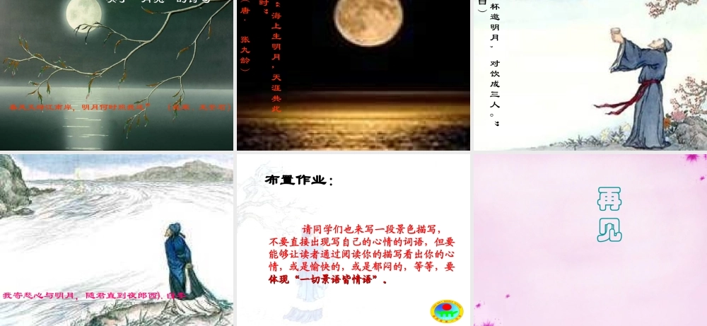 九年级语文上册 19 短文两篇 记承天寺夜游课件 (新版)冀教版 课件
