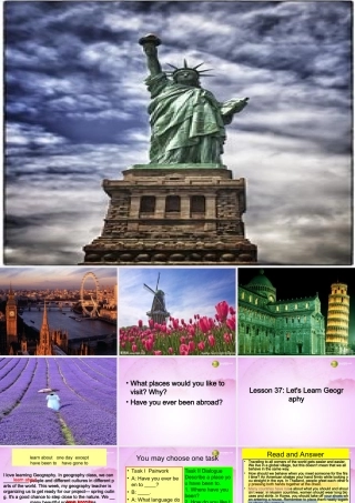 八年级英语下册 Unit 7 Know Our World Lesson 37 Let's Learn Geography！课件 (新版)冀教版 课件