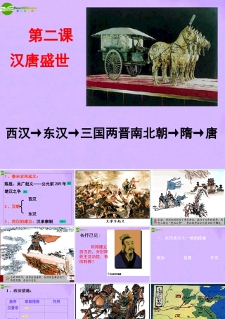 八年级历史下册 第四单元汉唐盛世课件 人教新课标版 课件