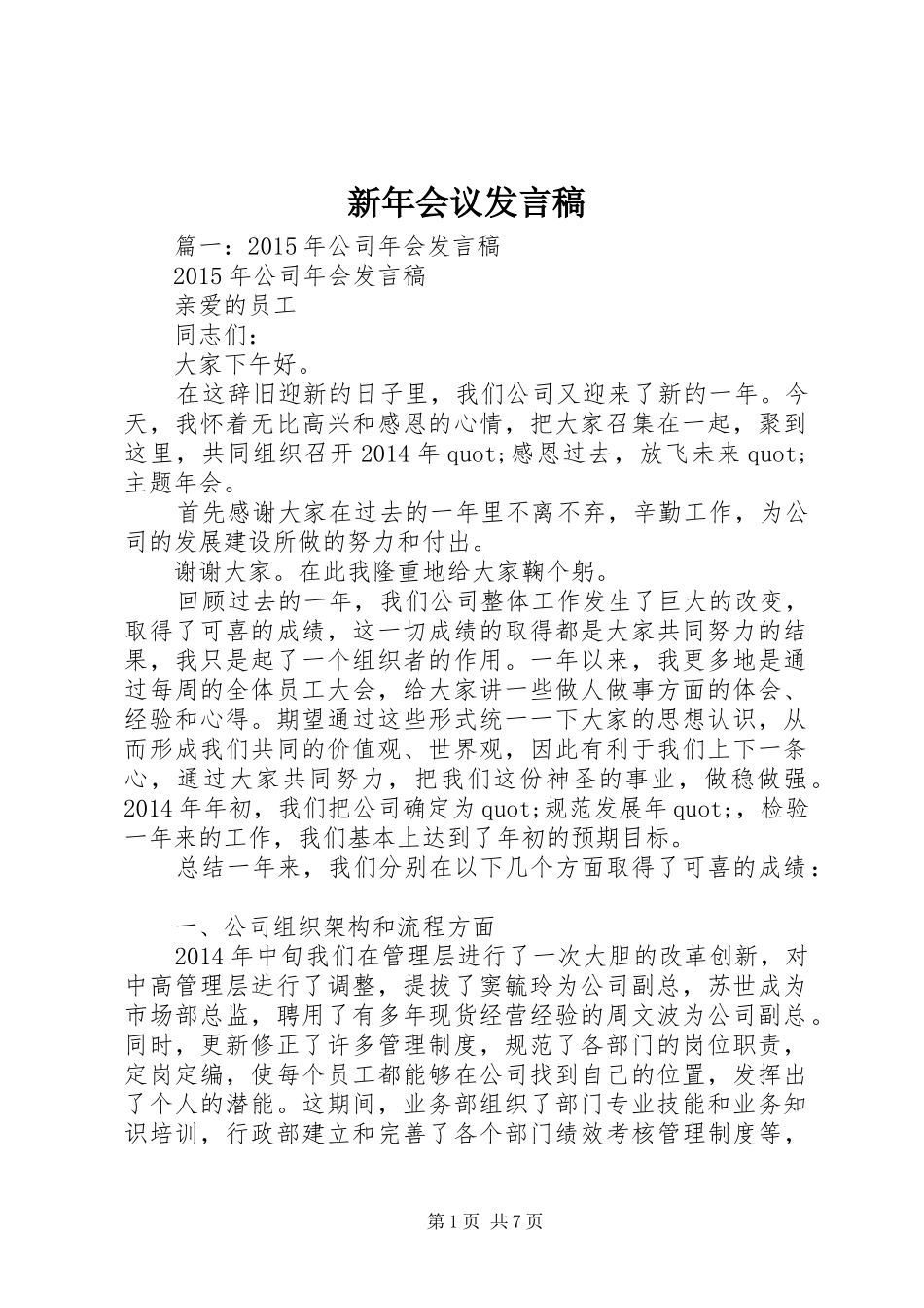 新年会议发言稿_第1页