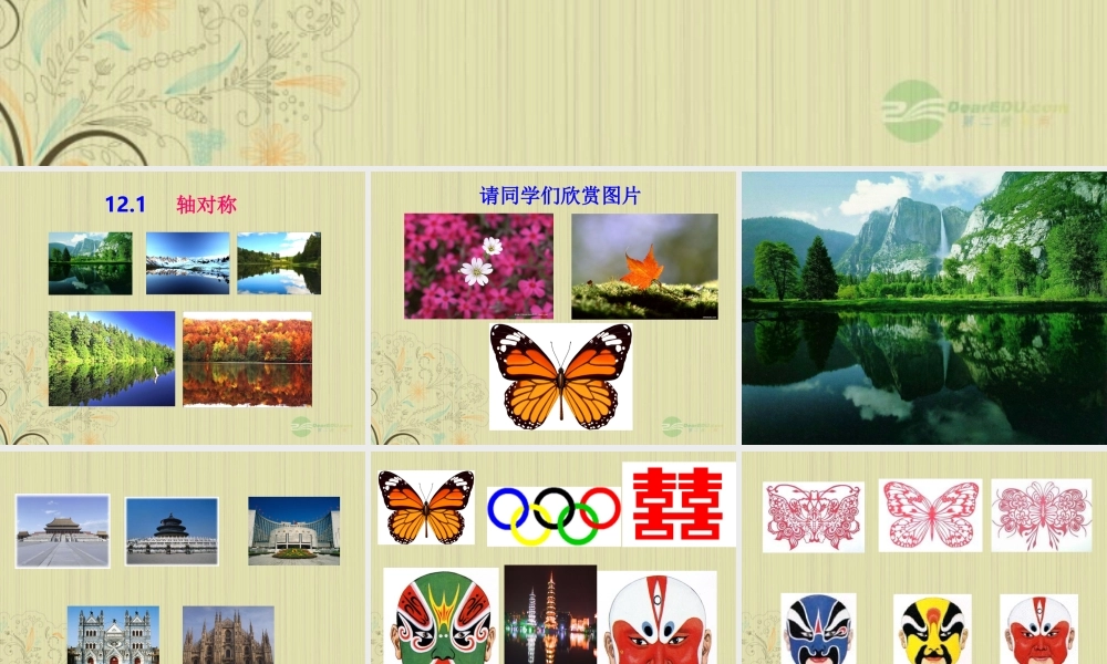 山东省东营市七年级数学(轴对称)课件1 人教新课标版 课件