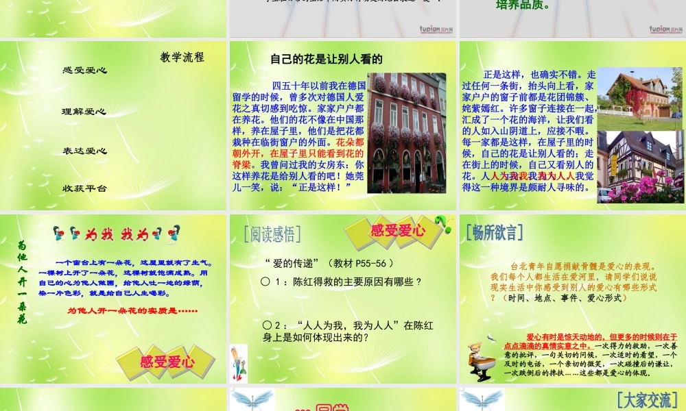 中学七年级政治上册(6.2 我为人人 人人为我)课件2 苏教版 课件