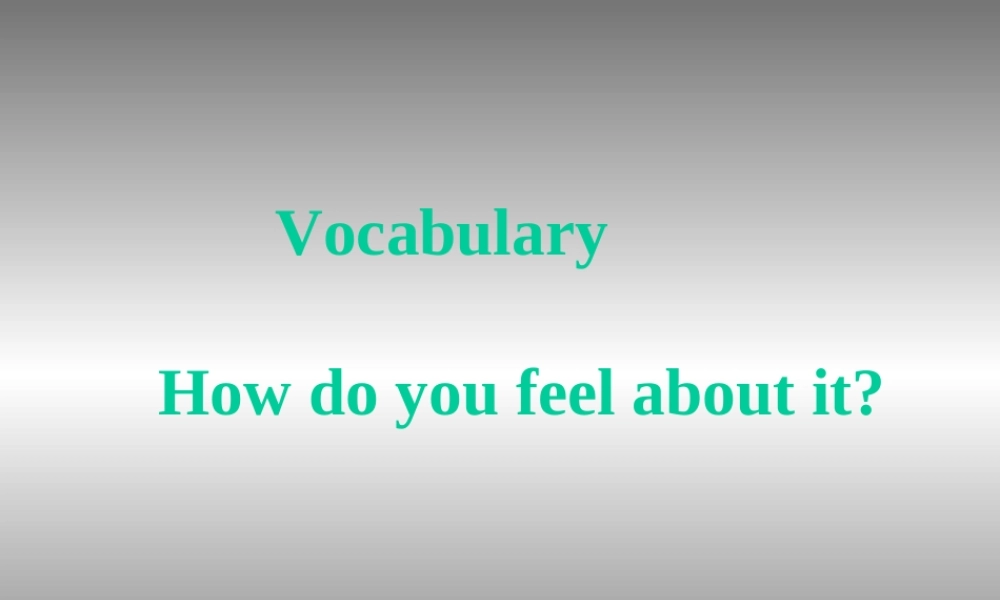 七年级英语下 Unit 4 Vocabulary牛津版 试题