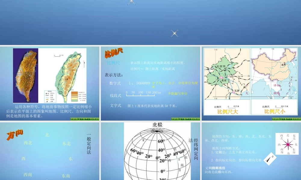 中学七年级地理上册 1.3 地图的阅读课件 (新版)新人教版 课件