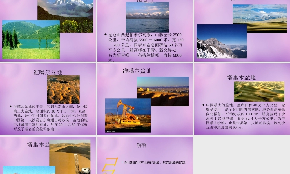 八年级地理下册 西部开发的重要阵地—新疆维吾尔自治区课件 (新版)新人教版 课件