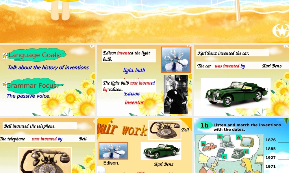 九年级英语第九册  unit 9when was it invented 教学课件 人教新目标版 课件