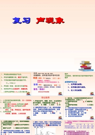 八年级物理上册1.6 声现象课件 人教新课标版 课件