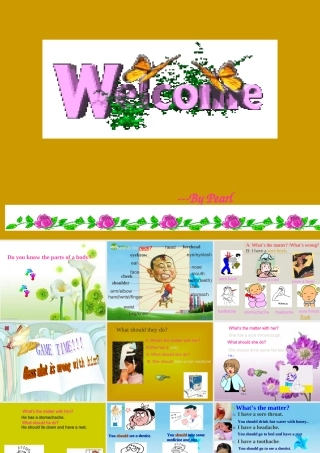 八年级英语上册 Unit2 What s the matter period 1课件人教新目标版 课件