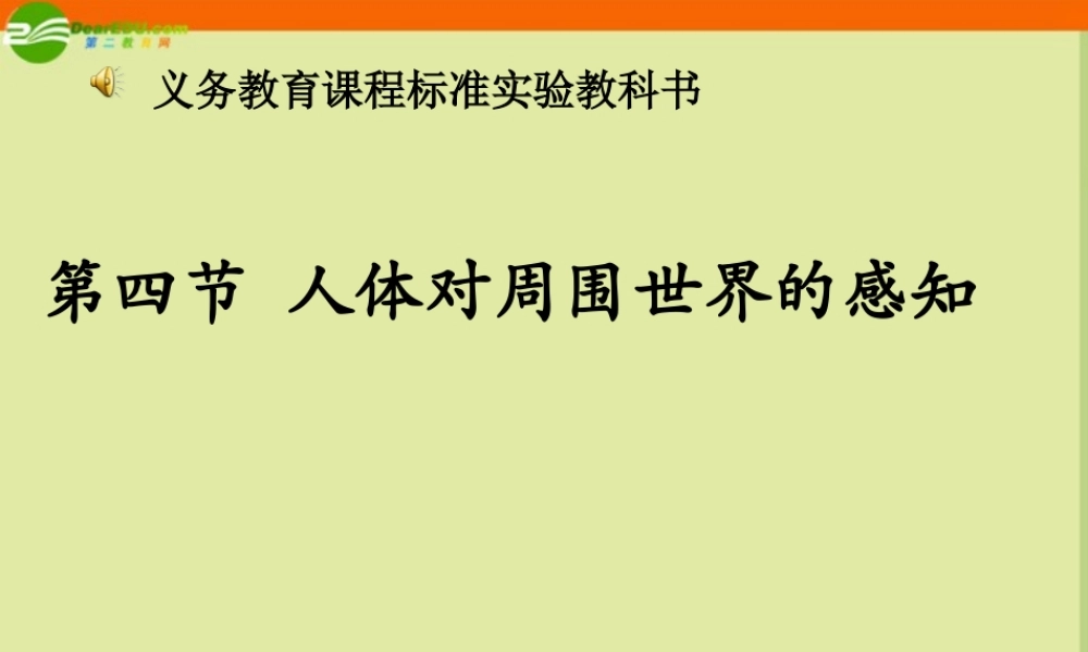 七年级生物下册(视觉的形成)课件 济南版 课件