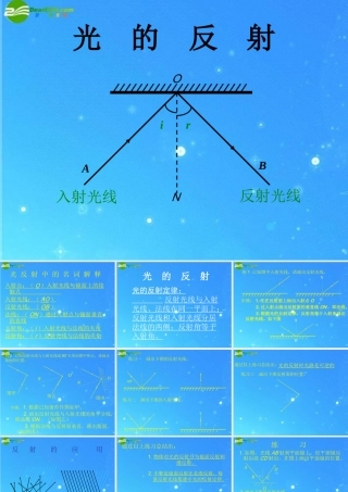 八年级物理上册 光的反射课件 人教新课标版 课件