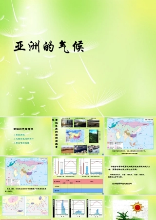 中学七年级地理下册 亚洲的气候课件 湘教版 课件