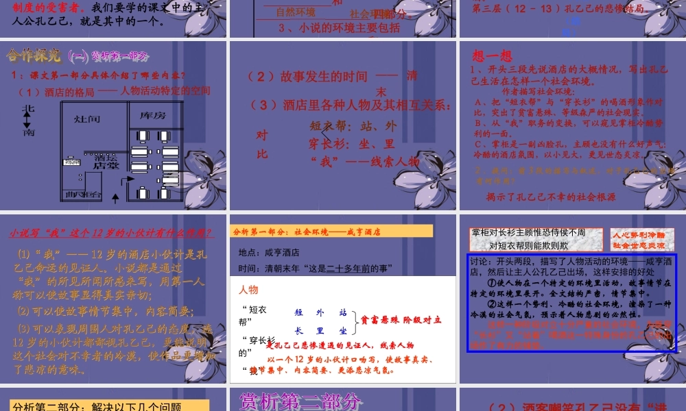 九年级语文下册 25(孔乙己)课件1 新人教版 课件