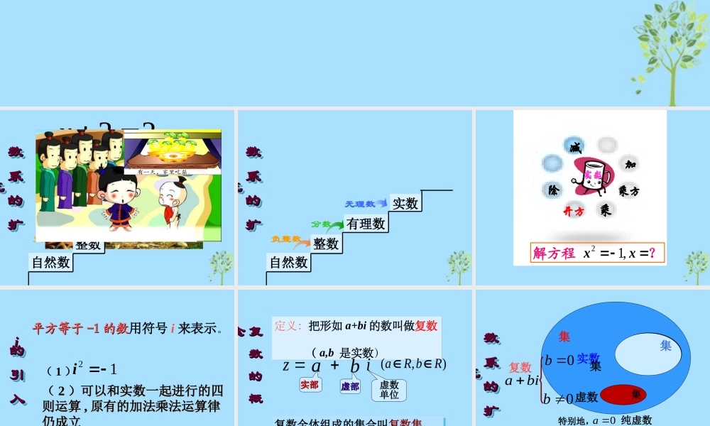 山西省忻州市高考数学 专题 复数复习课件