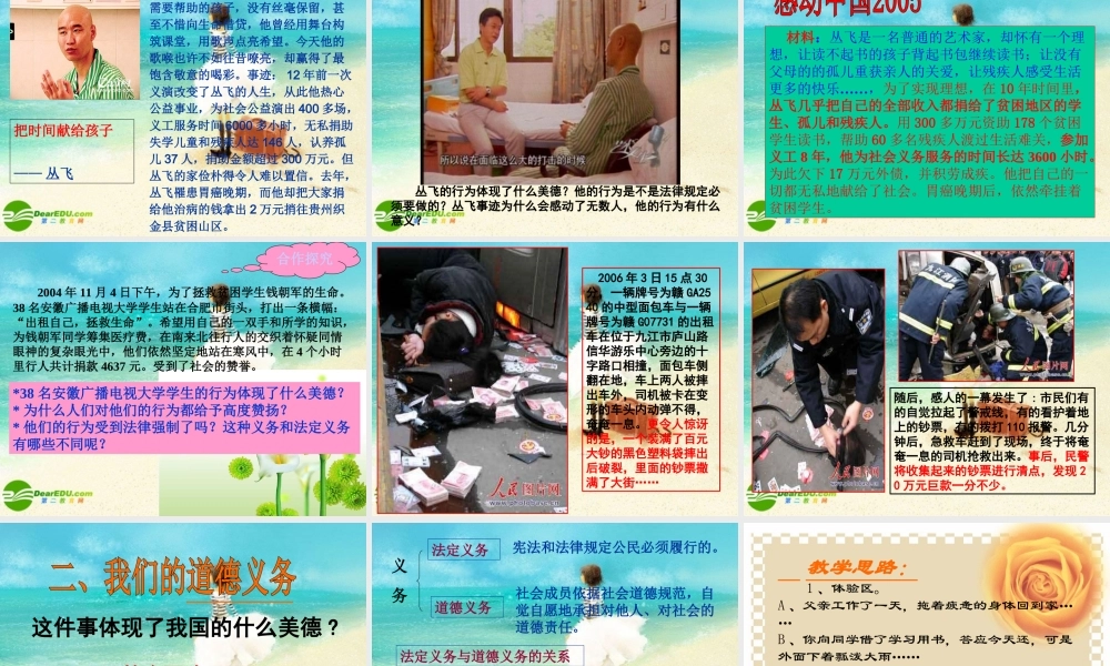 八年级政治下册 公民权利与义务的统一课件 粤教版 课件