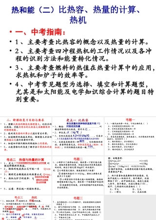 分子热运动、内能 鲁教版 试题