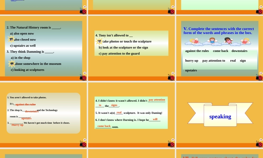 九年级英语上册 Module 5 unit 1 同步授课课件 外研版 课件