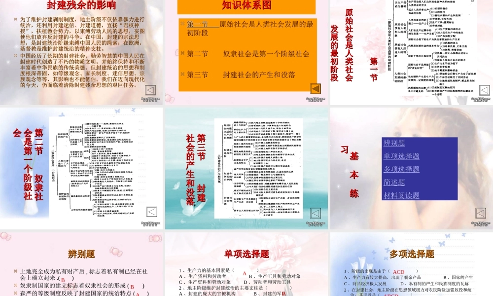 九年级政治复习课件 第一课 人教版 课件