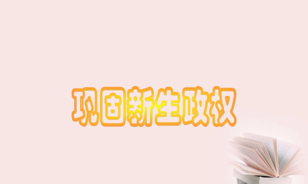 九年级历史与社会上册 12(共和国的风雨历程)第一课时课件 人教新课标版 课件