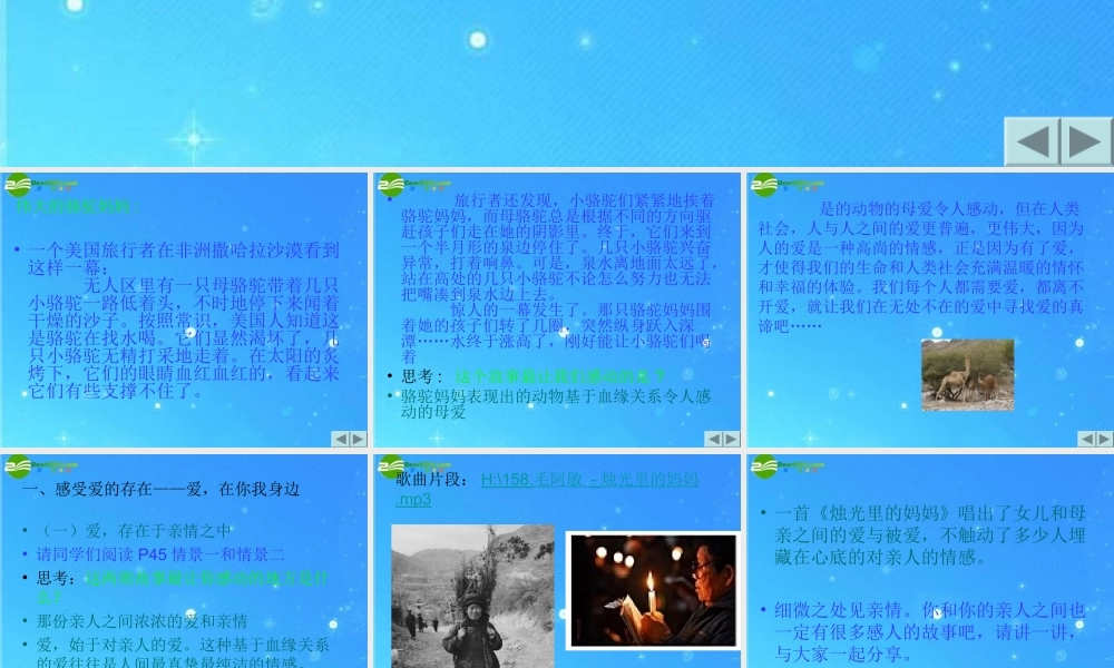 九年级政治 第五课 爱心永不变 第一课时 课件 陕教版 课件