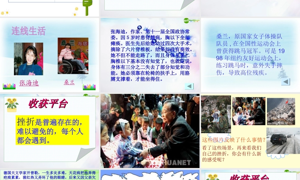 八年级政治上册 第十一课(与挫折同行)课件 教科版 课件