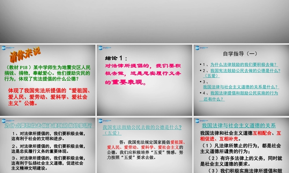 八年级政治下册 1.2 忠实履行义务课件 新人教版 课件
