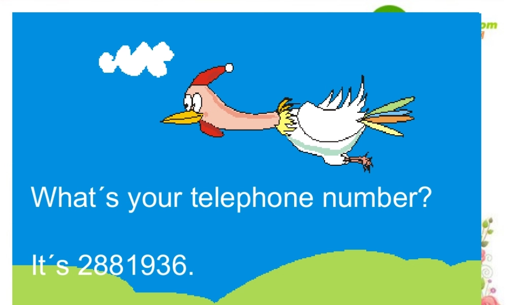 七年级英语上册 Unit1 telephone number课件 人教新目标 课件