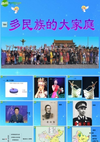 八年级政治下册 (多民族的大家庭) 课件 湘师版 课件