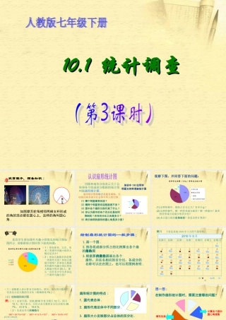 七年级数学下册 10.1 统计调查(第3课时)课件 人教新课标版 课件
