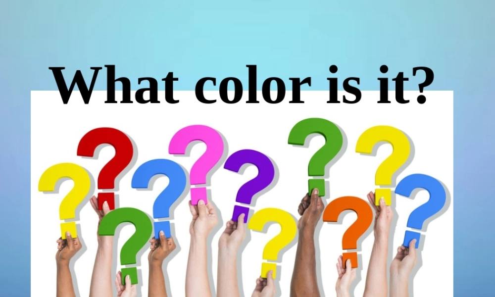 七年级英语上册 Starter Unit 3 What color is it(第1课时)课件 (新版)人教新目标版 课件