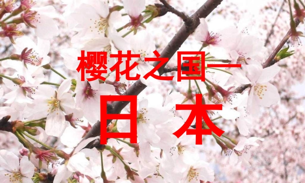 中学七年级地理下册 8.1 日本课件 湘教版