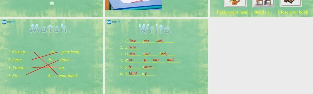 七年级英语上册 Starter Module 2 Unit 1 Open your book课件 (新版)外研版 课件